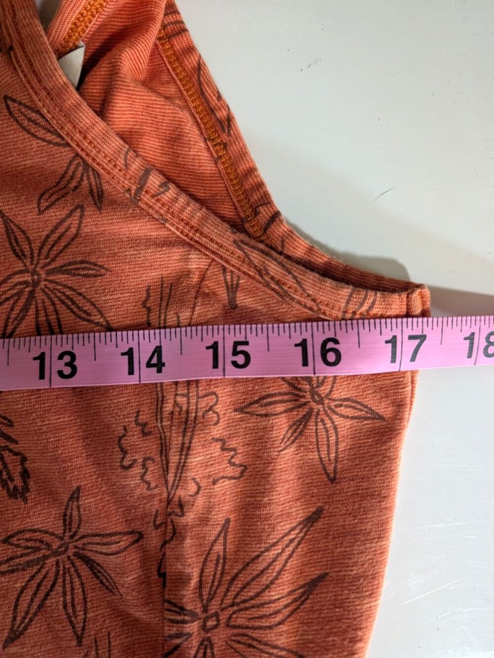 Toad&Co Samba Corfu Dress Rust Terracotta Floral Pocket Womens Large L - Picture 9 of 9